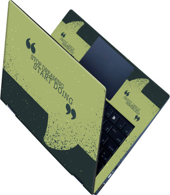 SCOTLON _All Panel_Stop dream and do_ Vinyl Laptop Skin Compatible for 15.5 inch(Theme: Illustrations)