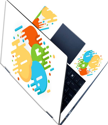 SCOTLON _All Panel_Abstract color_ Vinyl Laptop Skin Compatible for 15.5 inch(Theme: Illustrations)