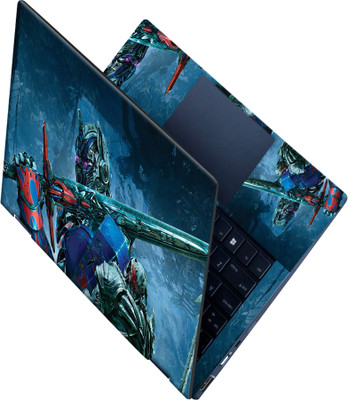 SCOTLON _All Panel_Machine with sword_ Vinyl Laptop Skin Compatible for 15.5 inch(Theme: Illustrations)