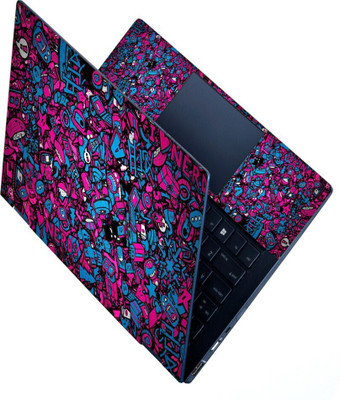 dzazner HD Printed Full Panel Laptop Skin Sticker Vinyl Fits Size Upto 15.6 inches No Residue, Bubble Free - I Love Nerd Self Adhesive Vinyl Laptop Decal 15.6