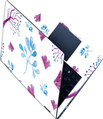 SCOTLON _All Panel_Branches and leaves_ Vinyl Laptop Skin Compatible for 15.5 inch(Theme: Illustrations)