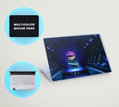 CREATER 3in1 laptop skin with track-pad & mouse-pad (gamer) 15.6 inch Vinyl Laptop Decal 15.6