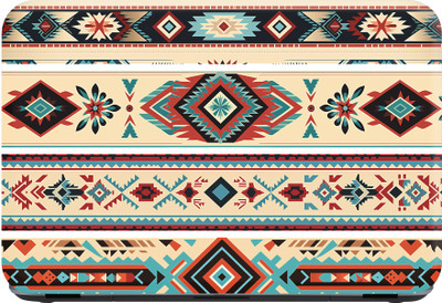 SCOTLON _Single Panel_Ornament set design pattern_ Vinyl Laptop Skin Compatible for 15.5 inch(Theme: Illustrations)