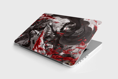 Yuckquee Anime Attack on Titan Laptop Skin/Vinyl for 15.6 inches for Laptop or . A-14 Vinyl Reusable Laptop Skin Compatible for 15.6 inch(Theme: Superheroes)