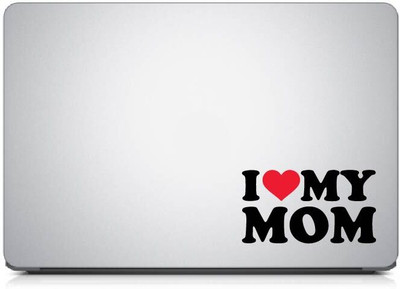 PEACOCKRIDE I Love My Mom Laptop Decal ( PVC Vinyl ) Vinyl Laptop Skin Compatible for 17 inch(Theme: NA)