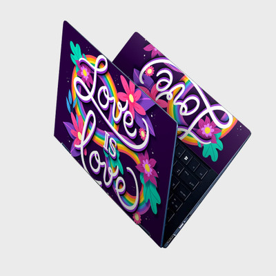 Yuckquee PRIDE AESTHETIC Full Body Vinyl Laptop Skin 14 Vinyl Laptop Skin Compatible for 14 inch(Theme: Patterns)