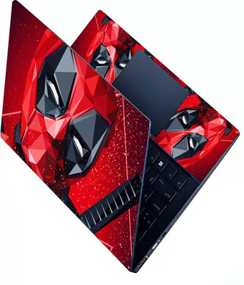 KALARKARI Full Vinyl Skin/Sticker for Top and Palmrest Portion of Laptop- IronMan Vinyl Laptop Skin Compatible for 15.6 inch(Theme: Superheroes)