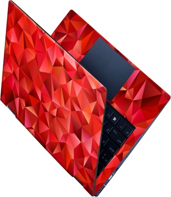 SCOTLON _All Panel_Red and maroon prism_ Vinyl Laptop Decal 15.5