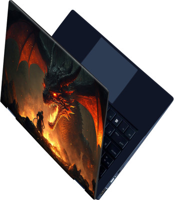 SCOTLON _Single Panel_Fire dragon_Premium laptop Skin_ Vinyl Laptop Skin Compatible for 15.6 inch(Theme: Graffiti)