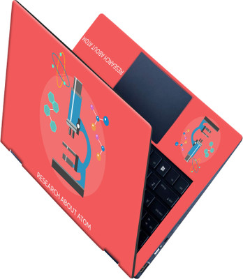 SCOTLON _All Panel_Atomic research_ Vinyl Laptop Skin Compatible for 15.5 inch(Theme: Illustrations)