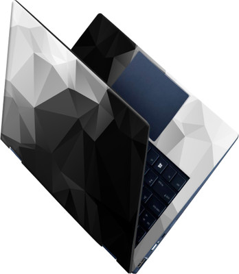 SCOTLON _All Panel_Black and grey pyramid shapes_ Vinyl Laptop Decal 15.5