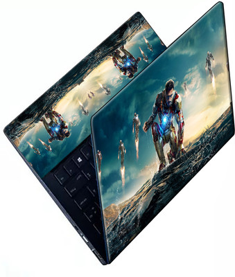 PALMETO Iron man a superhero, HD quality, vinyl sticker, full vinyl cover for laptop Vinyl Laptop Skin Compatible for 15.6 inch(Theme: Superheroes)