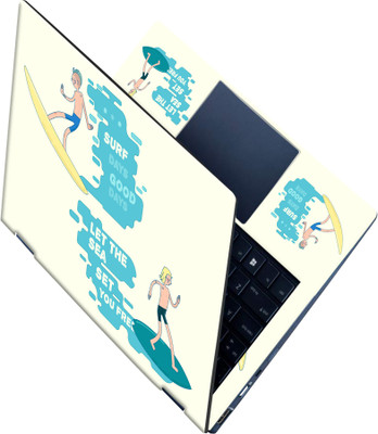 SCOTLON _All Panel_Set you free_ Vinyl Laptop Skin Compatible for 15.5 inch(Theme: Illustrations)