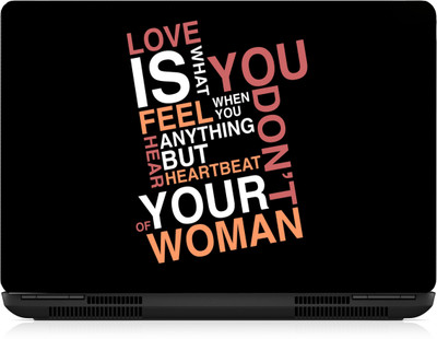 i-Birds love is you feel Exclusive High Quality Laptop Decal, laptop skin sticker 15.6 inch (15 x 10) Inch iB_skin_2358new High Quality HD Printed Vinyl Laptop Skin Compatible for 15.6 inch(Theme: Graffiti)