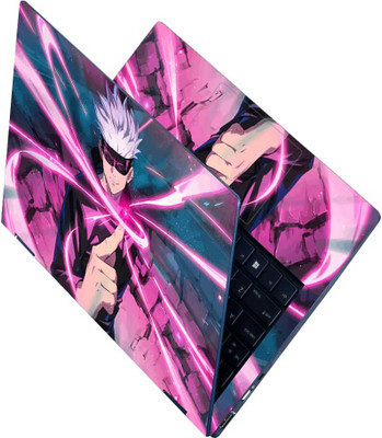 Anweshas Full Body Laptop Skin Sticker - Anime Satoru Gojo Jujutsu Kaisen Self Adhesive Vinyl Laptop Skin Compatible for 15.6 inch(Theme: NA)
