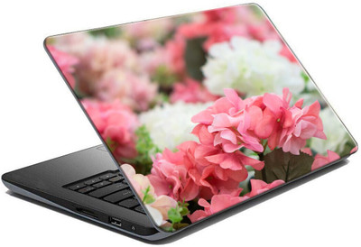 AH Decals Flower colourfull wallpaper sticker decals vinyl for laptop skin PVC Vinyl Reusable Laptop Skin Compatible for 17 inch(Theme: Nature)