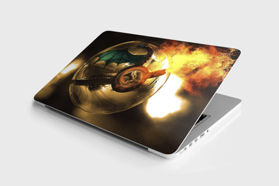 Yuckquee Anime Ash Laptop Skin/Vinyl for 15.6 inches for Laptop or Notebook . A-27 Vinyl Reusable Laptop Skin Compatible for 15.6 inch(Theme: Superheroes)