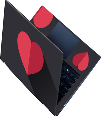 SCOTLON _All Panel_Heart shade_ Vinyl Laptop Skin Compatible for 15.5 inch(Theme: Illustrations)