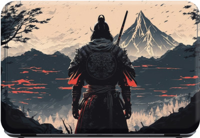 SCOTLON _Single Panel_Samurai warrior with sword_ Vinyl Laptop Skin Compatible for 15.5 inch(Theme: Illustrations)