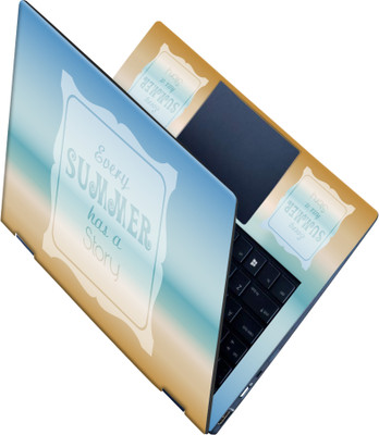 Flipkart SmartBuy _All Panel_ Summer story_Premium laptop Skin_ Vinyl Laptop Skin Compatible for 15.6 inch(Theme: Illustrations)