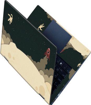 SCOTLON _All Panel_Astronaut and Rocket_ Vinyl Laptop Decal 15.5