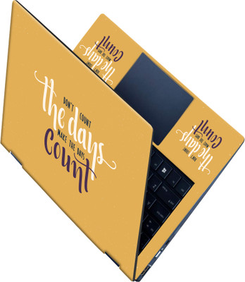 SCOTLON _All Panel_Make the days count_ Vinyl Laptop Decal 15.5