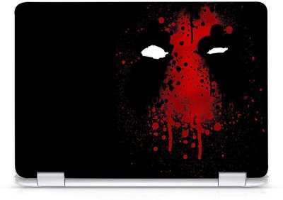 POINT ART HD Printed Laptop Decal Sticker - Deadpool Paint Art Primium Matte Vinyl Laptop Decal 15.6