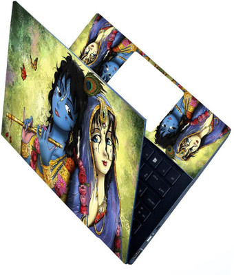 Skinny Full Laptops Skin Bubble-Free HD Quality Sticker FBD_32-Radha Kirshan Printing Vinyl Reusable Laptop Skin Compatible for 15.6 inch deal from flipkart