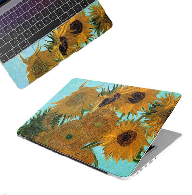 Galaxsia Floral D67 Top+Wrist Pad Vinyl Laptop Skin/Sticker Upto 15.6 Inches for... vinyl Laptop Skin Compatible for 15.6 inch(Theme: Nature)