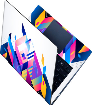 SCOTLON _All Panel_Colorful abstract color 10_ Vinyl Laptop Skin Compatible for 15.5 inch(Theme: Illustrations)