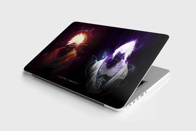 Yuckquee Anime Naruto and Sasuke Laptop Skin/Vinyl for 15.6 inches for Laptop or . A-40 Vinyl Laptop Decal 15.6