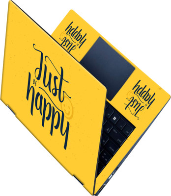 SCOTLON _All Panel_Be happy and smile_ Vinyl Laptop Decal 15.5