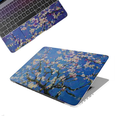 Galaxsia Floral D69 Top+Wrist Pad Vinyl Laptop Skin/Sticker Upto 15.6 Inches for... vinyl Laptop Skin Compatible for 15.6 inch(Theme: Illustrations)
