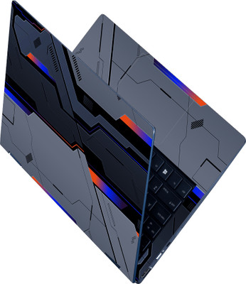 Anweshas Full Body Laptop Skin Sticker - Modern Technology Cyberpunk Style Self Adhesive Vinyl Reusable Laptop Skin Compatible for 15.6 inch(Theme: NA)