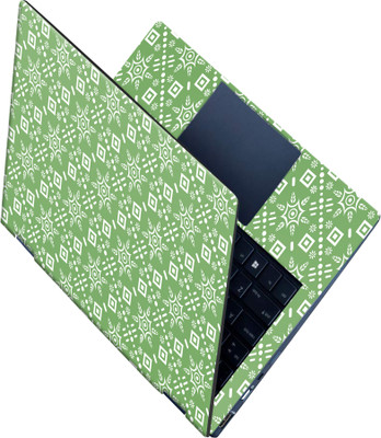 SCOTLON _All Panel_Diagnol curved hexagon pattern_ Vinyl Laptop Skin Compatible for 15.5 inch(Theme: Illustrations)