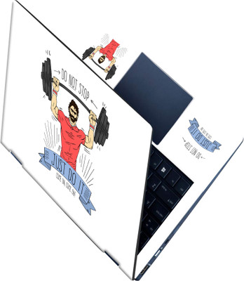 SCOTLON _All Panel_Just do it_ Vinyl Laptop Skin Compatible for 15.5 inch(Theme: Illustrations)