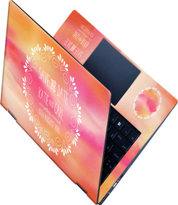 Flipkart SmartBuy _All Panel_ Getting married_Premium Vinyl laptop Skin_ Vinyl Laptop Skin Compatible for 15.6 inch(Theme: Illustrations)