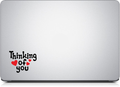 PEACOCKRIDE Thinking of You I Romantic I Love I Valentines Day Series I vinyl Laptop Skin Compatible for 11 inch(Theme: NA)