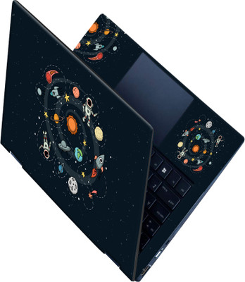 SCOTLON _All Panel_Two astronauts_ Vinyl Laptop Skin Compatible for 15.5 inch(Theme: Illustrations)