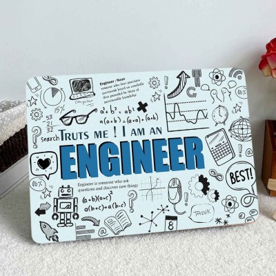 ACME CREATIONS Engineer Quote Doodle Art Printed Laptop Skin for IT & Engineers All Laptops PVC Laptop Decal 16