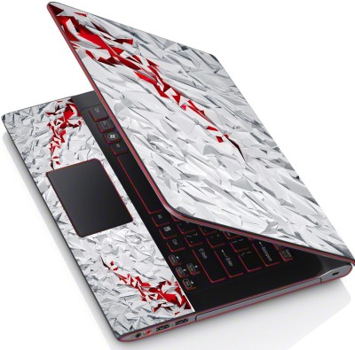 POINT ART Polygon Red Laptop Skin Decal sticker Vinyl Laptop Decal 15.6