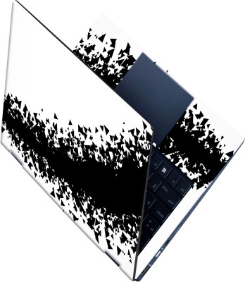 SCOTLON _All Panel_Black scattered triangle_ Vinyl Laptop Decal 15.5