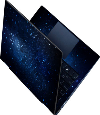 SCOTLON _All Panel_Blue sparkling dots_ Vinyl Laptop Skin Compatible for 15.5 inch(Theme: Illustrations)