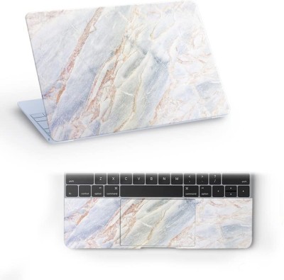 Galaxsia White Marble D1 Top+Wrist Pad Vinyl Laptop Skin/Sticker/Cover for vinyl Laptop Decal 13.3