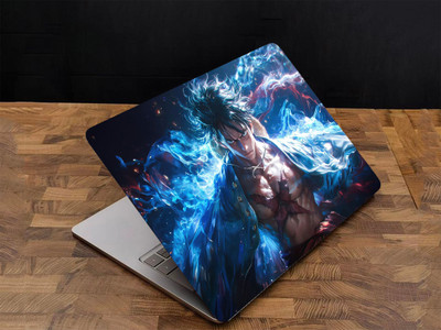 Advik Trendy Laptop Skin Sticker - money luffy full transform Premium Laminated Vinyl Laptop Skin Compatible for 15.6 inch(Theme: Illustrations)