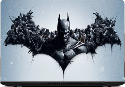 i-Birds ® super hero batman logo Exclusive High Quality Laptop Decal, laptop skin sticker 15.6 inch (15 x 10) Inch iB-5K_skin_1928 High Quality HD Printed Vinyl Laptop Skin Compatible for 15.6 inch(Theme: NA)