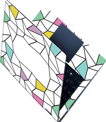 SCOTLON _All Panel_Black lines intersected_ Vinyl Laptop Decal 15.5