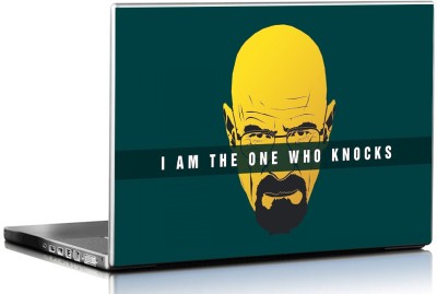 PIXELARTZ Laptop Skin - Breaking Bad - I Am The One Who Knocks - HD Quality - 15.6 Inches Vinyl Laptop Decal 15.6