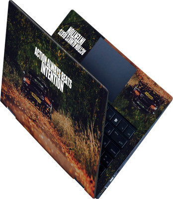 SCOTLON _All Panel_Action beats Intention_ Vinyl Laptop Decal 15.5