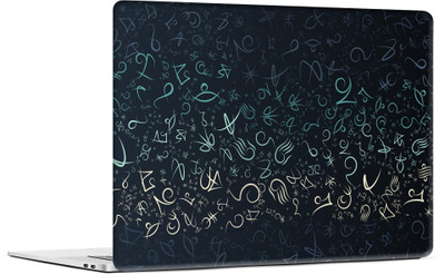 STICKER PRO Universal Laptop Skin Sticker with Extra Protective Layer - Ancient Symbols Premium PVC Self Adhesive Vinyl Laptop Skin Compatible for 14 inch(Theme: Illustrations)